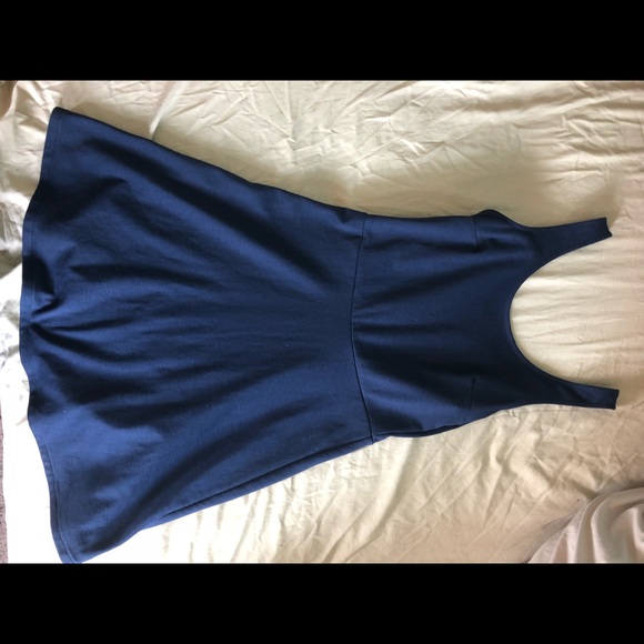 Dark blue formal dress - Picture 1 of 4